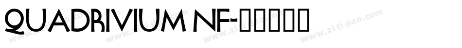 Quadrivium NF字体转换